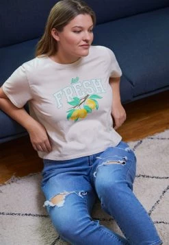 Levi's® Plus GRAPHIC SURF TEE T Shirt Print Off White Damen -Günstiges L'Oréal Paris Geschäft 04114e2c7b504705980c7aa0bd864c09