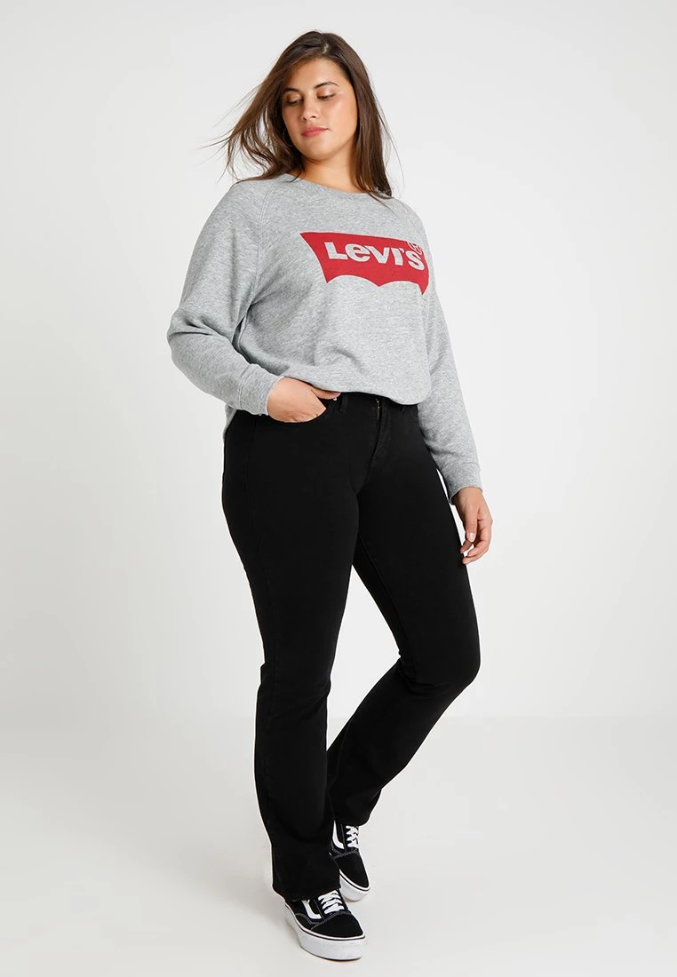 Levi's® Plus PL RELAXED GRAPHIC CREW Sweatshirt Plus Fleece Housemark Smokestack Htr Damen 4 Levi's® Plus PL RELAXED GRAPHIC CREW Sweatshirt Plus Fleece Housemark Smokestack Htr Damen - Image 2