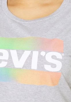 Levi's® Plus Damen PERFECT TEE T Shirt Print Heather Grey -Günstiges L'Oréal Paris Geschäft 0a77044eb04a4dcbb7e676987eac785d