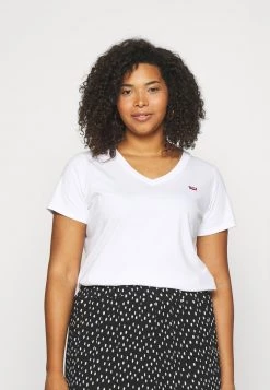 Levi's® Plus V NECK TEE T Shirt Basic Bright White Damen
