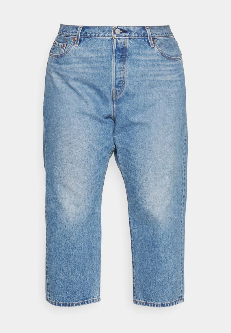 Levi's® Plus Damen 501® CROP Jeans Straight Leg Medium Indigo Worn In 7 Levi's® Plus Damen 501® CROP Jeans Straight Leg Medium Indigo Worn In - Image 5