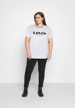 Levi's® Plus Damen PL PERFECT TEE T Shirt Print Pl New Logo White + -Günstiges L'Oréal Paris Geschäft 114231957b394521b4faca3d22fc31dc