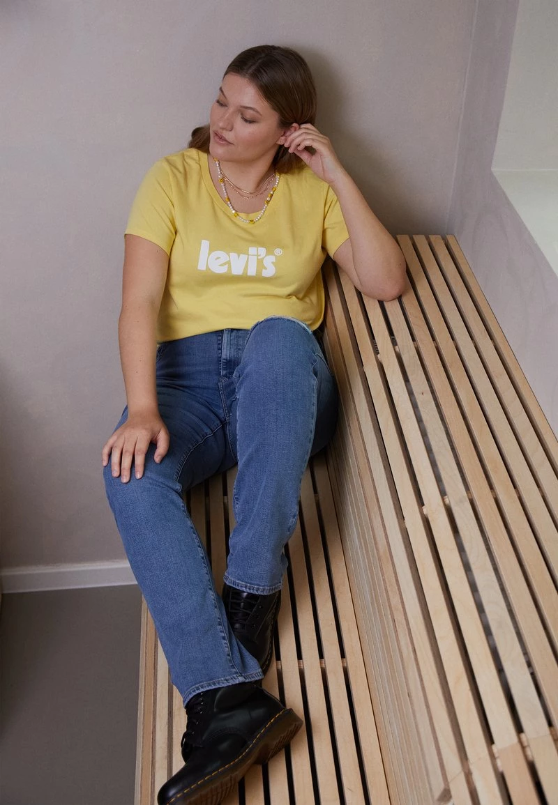 Levi's® Plus Damen PERFECT TEE T Shirt Print Pineapple 3 Levi's® Plus Damen PERFECT TEE T Shirt Print Pineapple