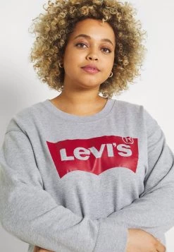 Levi's® Plus GRAPHIC STANDARD CREW Sweatshirt Heather Grey Damen -Günstiges L'Oréal Paris Geschäft 1e0552fabd834e7894215c85f377e856