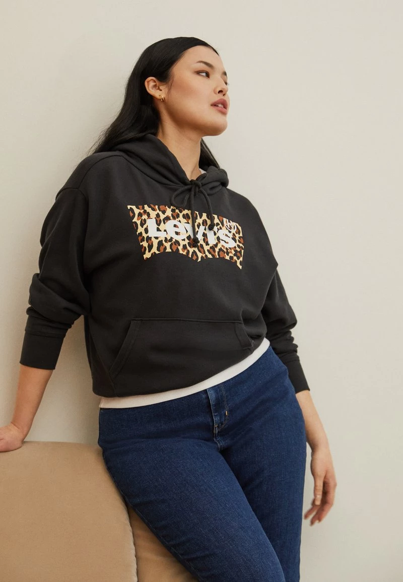 Levi's® Plus GRAPHIC HOODIE Sweatshirt Black Damen 5 Levi's® Plus GRAPHIC HOODIE Sweatshirt Black Damen - Image 3