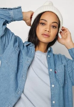 Levi's® Plus ZOEY PLEAT Hemdbluse Stay Cool Damen -Günstiges L'Oréal Paris Geschäft 2e3de7f63ce34f8b86b37d1df73b52f9