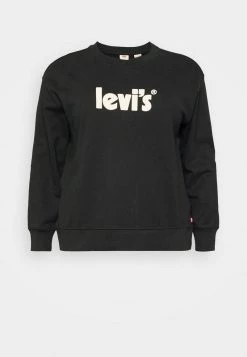 Levi's® Plus GRAPHIC STANDARD CREW Sweatshirt Caviar Damen -Günstiges L'Oréal Paris Geschäft 3290a7e163fe49858495f0062fb88d33