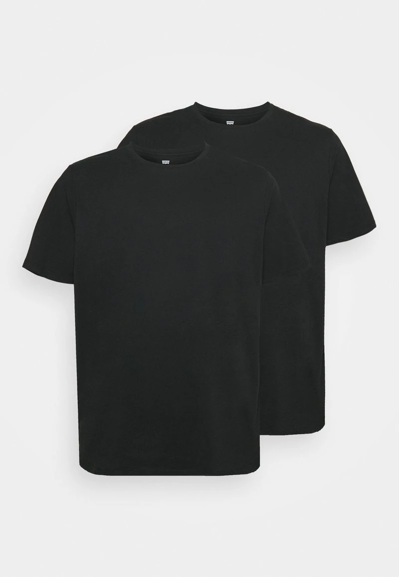 Levi's® Plus Herren TEE 2 PACK T Shirt Basic Black 3 Levi's® Plus Herren TEE 2 PACK T Shirt Basic Black