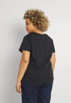 Levi's® Plus Damen PERFECT TEE T Shirt Print Black -Günstiges L'Oréal Paris Geschäft 3dad0e3c70814868a117ab1fabb572c2
