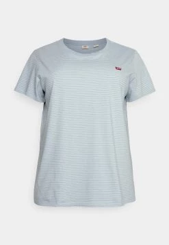 Levi's® Plus Damen PERFECT CREW TEE T Shirt Print Light Blue -Günstiges L'Oréal Paris Geschäft 3ec4a2e3ff514b36b19ff0fcac4eeaa4