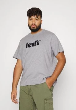 Levi's® Plus Herren BIG GRAPHIC TEE T Shirt Print Grey