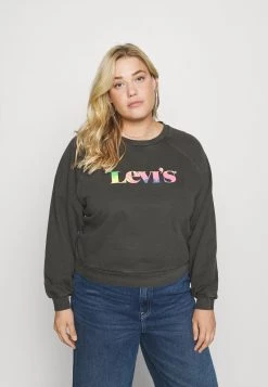 Levi's® Plus Damen VINTAGE RAGLAN CREW Sweatshirt Obsidian Prem