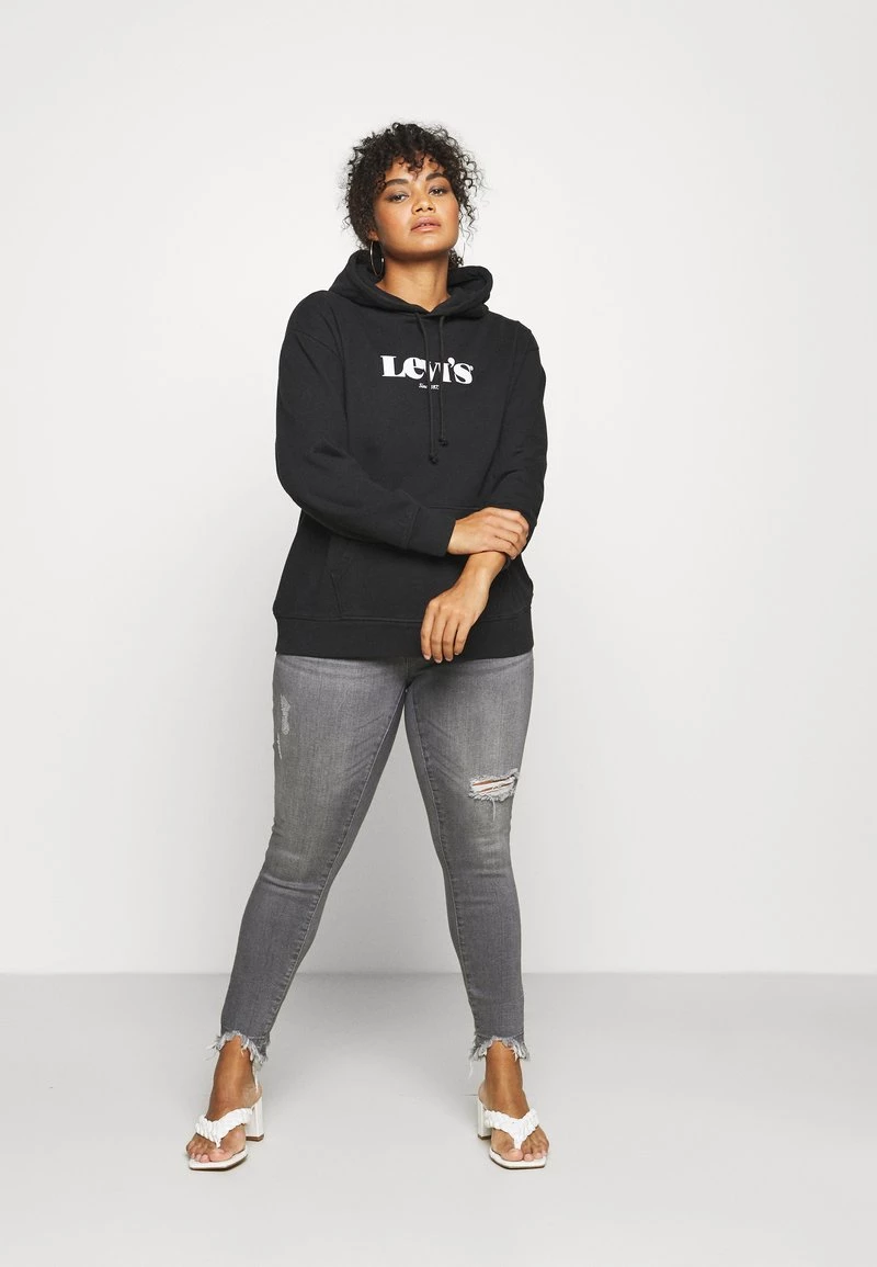 Levi's® Plus GRAPHIC HOODIE Sweatshirt Black Damen 4 Levi's® Plus GRAPHIC HOODIE Sweatshirt Black Damen - Image 2