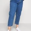 Levi's® Plus PL 501® CROP Jeans Straight Leg Jive Stonewash Damen