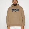 Levi's® Plus Herren BIG GRAPHIC HOODIE Kapuzenpullover Petrified Oak