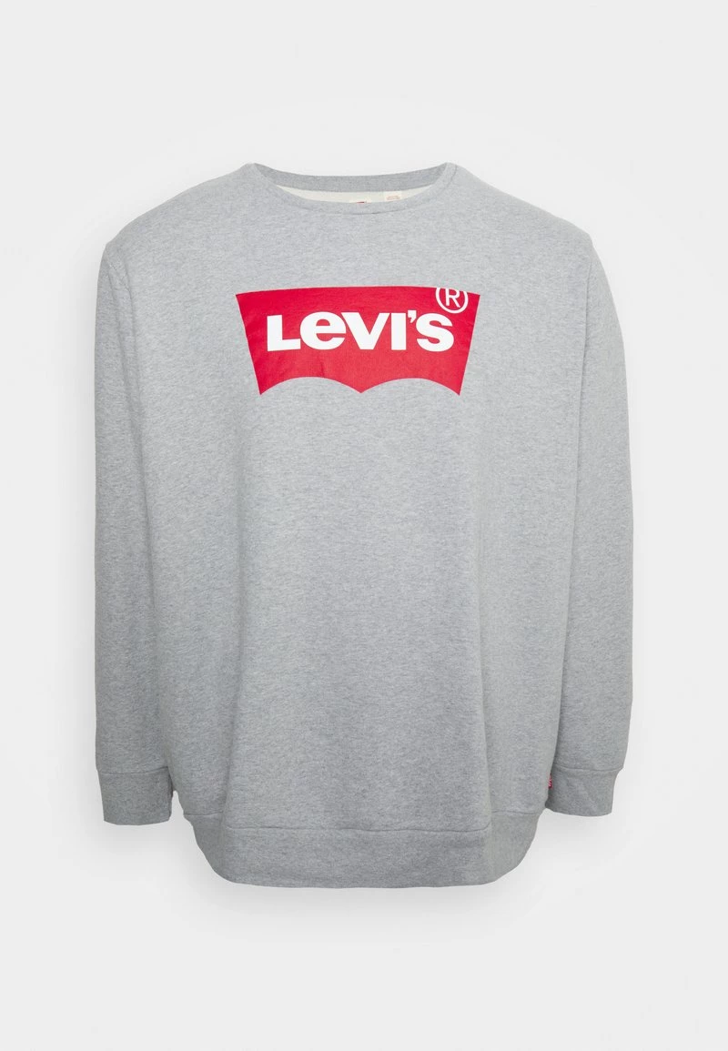 Levi's® Plus Herren BIG GRAPHIC CREW Sweatshirt Mottled Grey 9 Levi's® Plus Herren BIG GRAPHIC CREW Sweatshirt Mottled Grey - Image 7