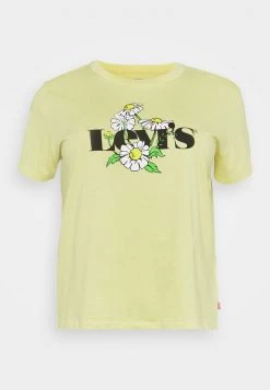 Levi's® Plus Damen VARSITY TEE T Shirt Print Lima Bean -Günstiges L'Oréal Paris Geschäft 571cdec4598b4b5385527c173c495c2e