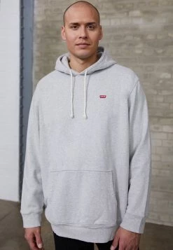 Levi's® Plus BIG ORIGINAL HOODIE Kapuzenpullover Light Mist Heather Herren