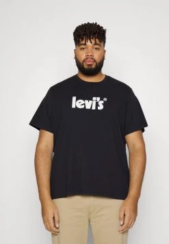 Levi's® Plus Herren BIG GRAPHIC TEE T Shirt Print Caviar