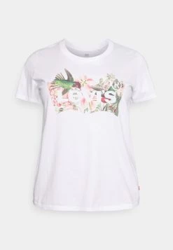 Levi's® Plus PERFECT TEE T Shirt Print White Damen -Günstiges L'Oréal Paris Geschäft 6dc1ff35b98d48ecbe04a1df615dd10d