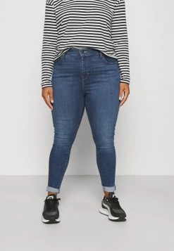 Levi's® Plus Damen 720 PL HIRISE SUPER SKNY Jeans Skinny Fit Echo Cloud