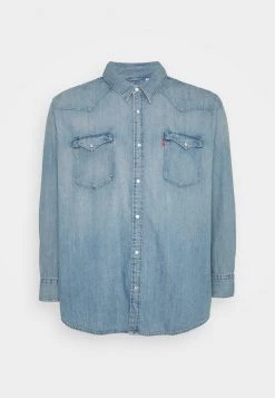 Levi's® Plus Herren BIG BARSTOW WESTERN Hemd Light Blue Denim -Günstiges L'Oréal Paris Geschäft 70b6295f934f4656987dd832bbe4ef61