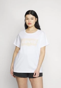 Levi's® Plus Damen PERFECT TEE T Shirt Print White -Günstiges L'Oréal Paris Geschäft 732e6cb4615f43f798e07c89d742e510
