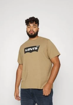 Levi's® Plus BIG GRAPHIC TEE T Shirt Print Ochre Herren