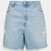 Levi's® Plus PLUS 90S 501® Jeans Shorts Light Blue Denim Damen