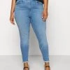 Levi's® Plus Damen MILE HIGH Jeans Skinny Fit Naples Fade
