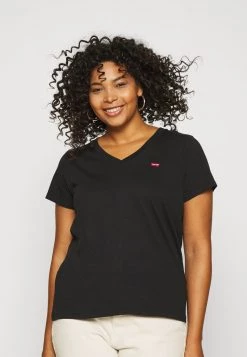 Levi's® Plus NECK TEE T Shirt Basic Caviar Damen