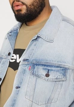 Levi's® Plus BIG TRUCKER Jeansjacke Light Blue Denim Herren -Günstiges L'Oréal Paris Geschäft 89391c9d7d674cc586b1d55174857cbc