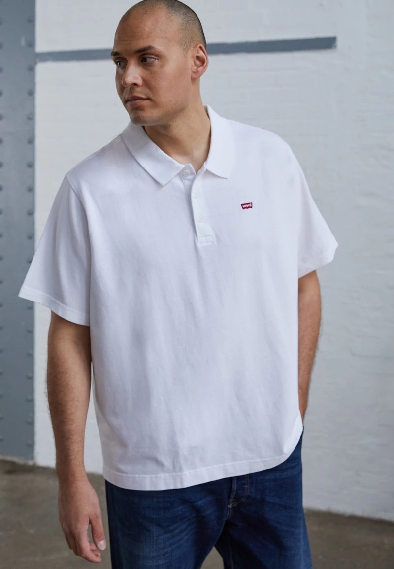 Levi's® Plus Herren BIG BATWING Poloshirt White 3 Levi's® Plus Herren BIG BATWING Poloshirt White