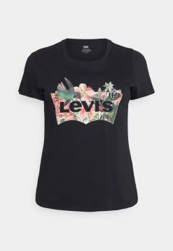 Levi's® Plus Damen PERFECT TEE T Shirt Print Black -Günstiges L'Oréal Paris Geschäft 8e77e60355ad431eaa828cdae6b12344