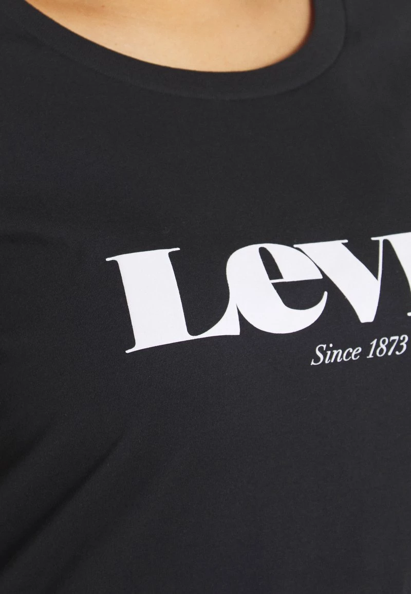 Levi's® Plus Damen PERFECT TEE T Shirt Print Black 8 Levi's® Plus Damen PERFECT TEE T Shirt Print Black - Image 6