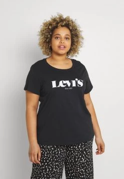 Levi's® Plus Damen PERFECT TEE T Shirt Print Black