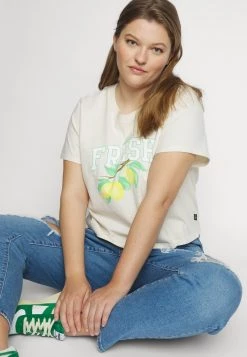 Levi's® Plus GRAPHIC SURF TEE T Shirt Print Off White Damen -Günstiges L'Oréal Paris Geschäft 96b7d5d95f4342e8933a02c5f459dce5