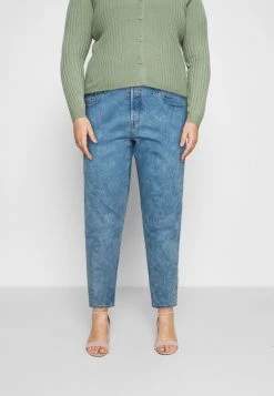 Levi's® Plus 501 CROP Jeans Tapered Fit Light Blue Denim Damen