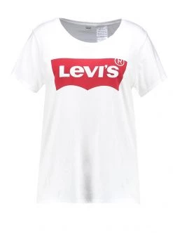Levi's® Plus Damen PERFECT TEE T Shirt Print Plus Batwing White -Günstiges L'Oréal Paris Geschäft 97ecaaaddc054540997c7d1ae08d23cb