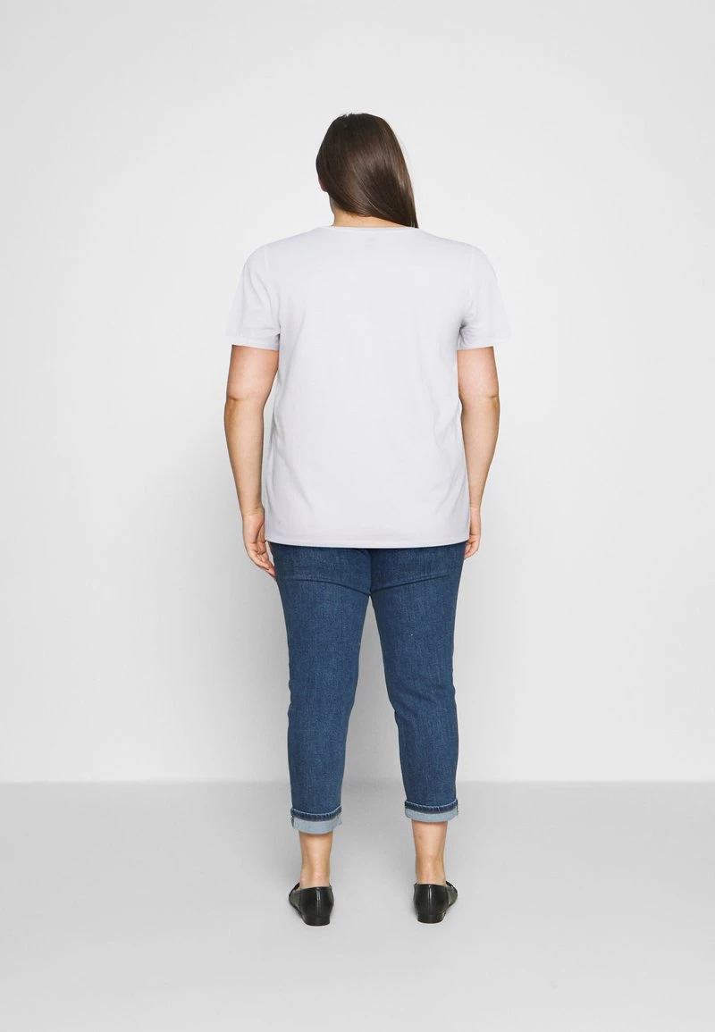 Levi's® Plus Damen PERFECT TEE T Shirt Print Circle Gradient White 5 Levi's® Plus Damen PERFECT TEE T Shirt Print Circle Gradient White - Image 3