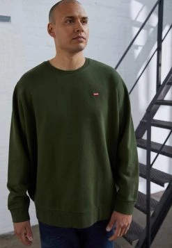 Levi's® Plus Herren BIG ORIGINAL CREW Sweatshirt Mossy Green