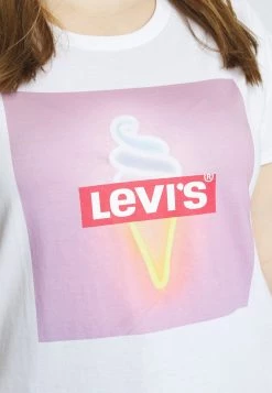 Levi's® Plus T Shirt Print White Damen -Günstiges L'Oréal Paris Geschäft adb4428da40d4894bb051f4dd989ac87