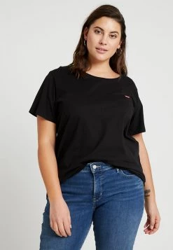 Levi's® Plus Damen THE PERFECT TEE T Shirt Print Mineral Black