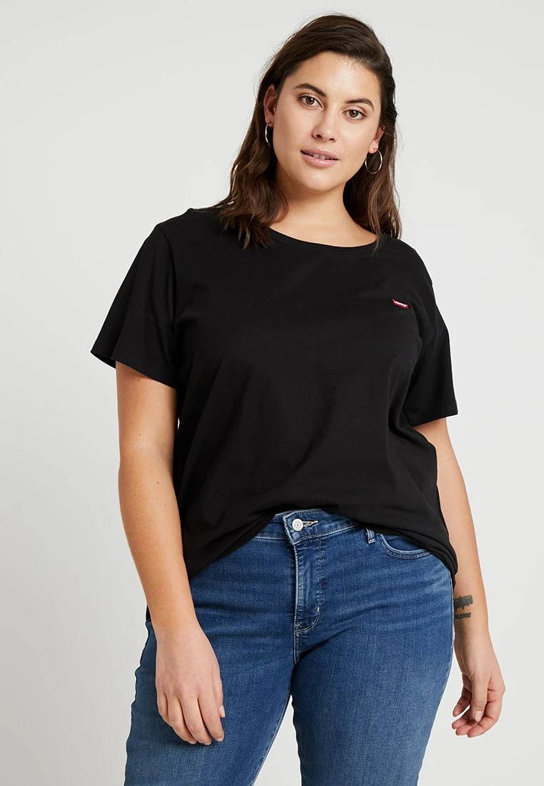 Levi's® Plus Damen THE PERFECT TEE T Shirt Print Mineral Black 3 Levi's® Plus Damen THE PERFECT TEE T Shirt Print Mineral Black
