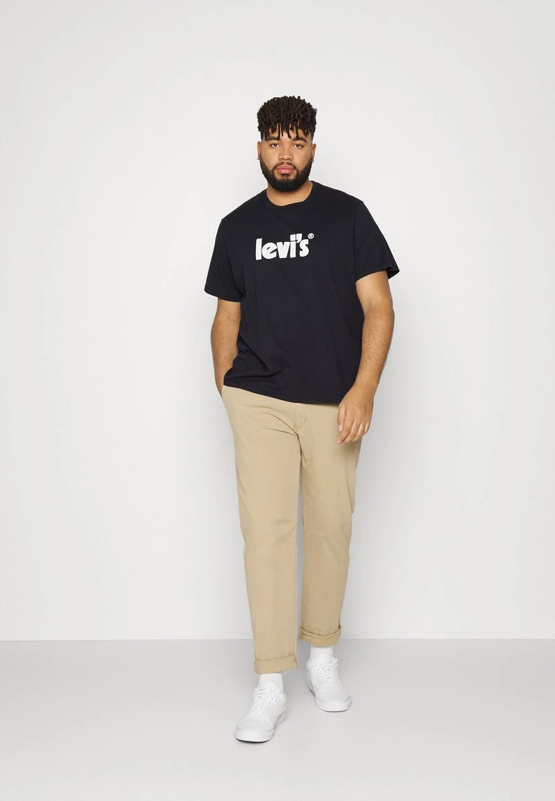 Levi's® Plus Herren BIG GRAPHIC TEE T Shirt Print Caviar 4 Levi's® Plus Herren BIG GRAPHIC TEE T Shirt Print Caviar - Image 2