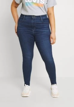 Levi's® Plus Damen MILE HIGH Jeans Skinny Fit Dark Blue Denim
