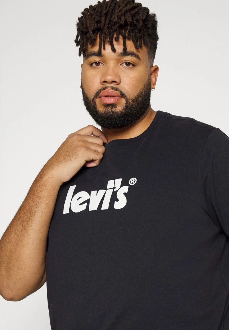 Levi's® Plus Herren BIG GRAPHIC TEE T Shirt Print Caviar 7 Levi's® Plus Herren BIG GRAPHIC TEE T Shirt Print Caviar - Image 5