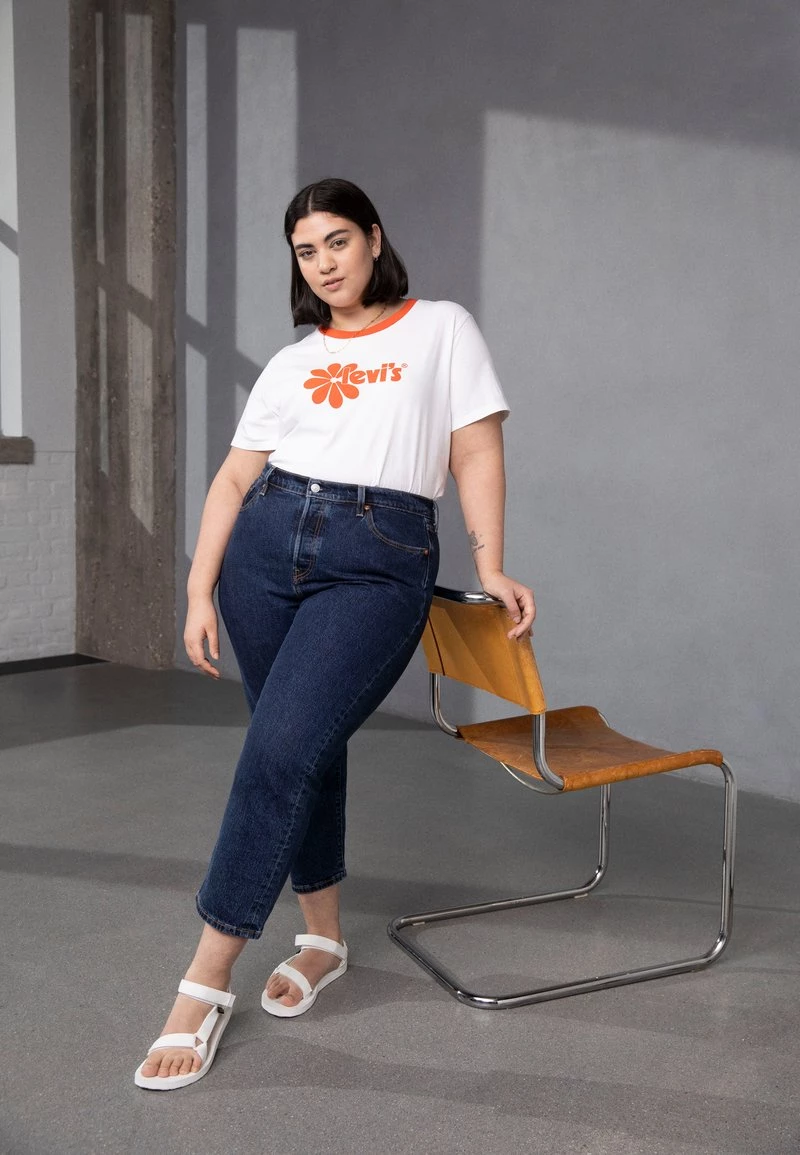 Levi's® Plus PL 501 CROP Jeans Straight Leg Salsa Stonewash Damen 4 Levi's® Plus PL 501 CROP Jeans Straight Leg Salsa Stonewash Damen - Image 2