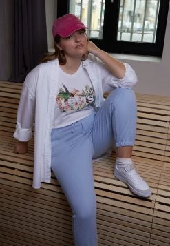 Levi's® Plus PERFECT TEE T Shirt Print White Damen