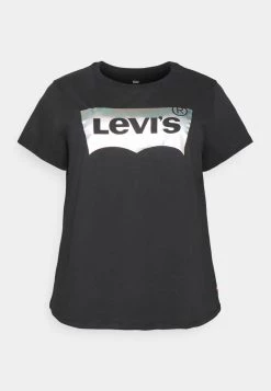Levi's® Plus Damen PERFECT TEE RAINBOW GRADIENT T Shirt Print Caviar -Günstiges L'Oréal Paris Geschäft d363569c288c4ef7b1dd8f4b0c4e01da